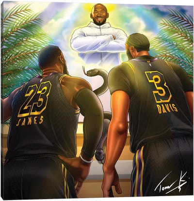 Mamba Legacy Canvas Art Print - Basketball Art