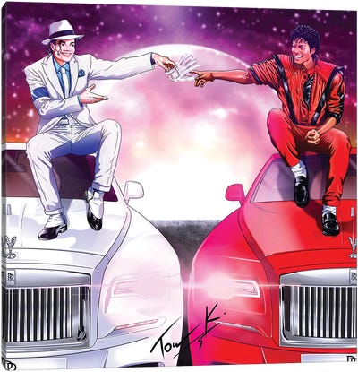 K'Pop Canvas Art Print - Michael Jackson