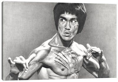 Little Dragon Canvas Art Print - Bruce Lee