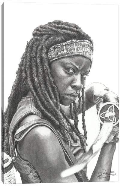 Michonne Canvas Art Print - Kevin Nichols