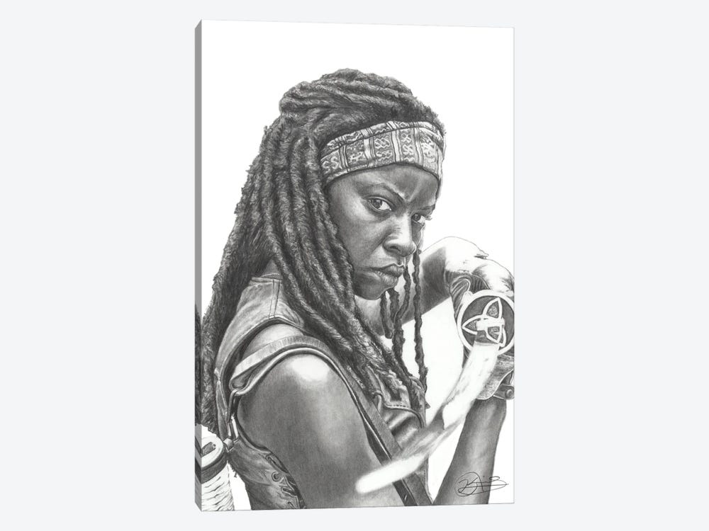 Michonne by Kevin Nichols 1-piece Canvas Art