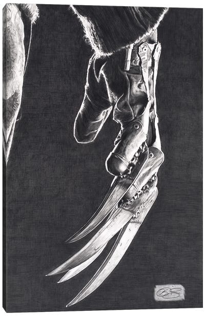 Spirit Fingers Canvas Art Print - Wolverine