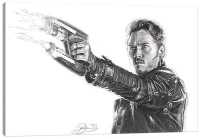 Peter Quill Canvas Art Print - Guardians Of The Galaxy