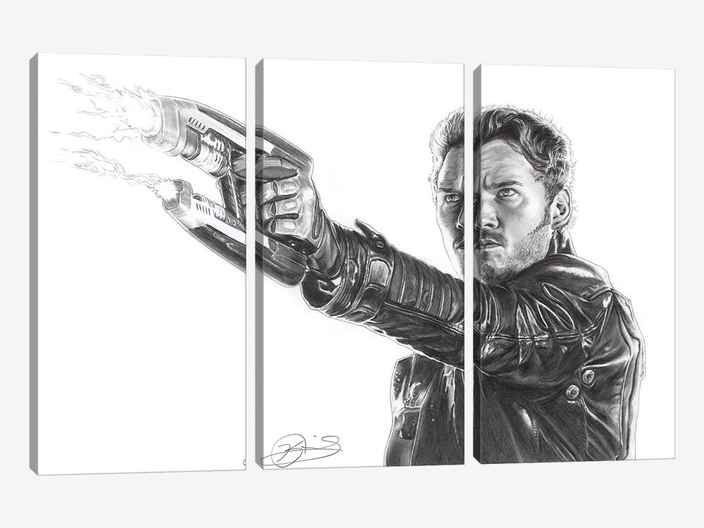 Peter Quill by Kevin Nichols 3-piece Art Print