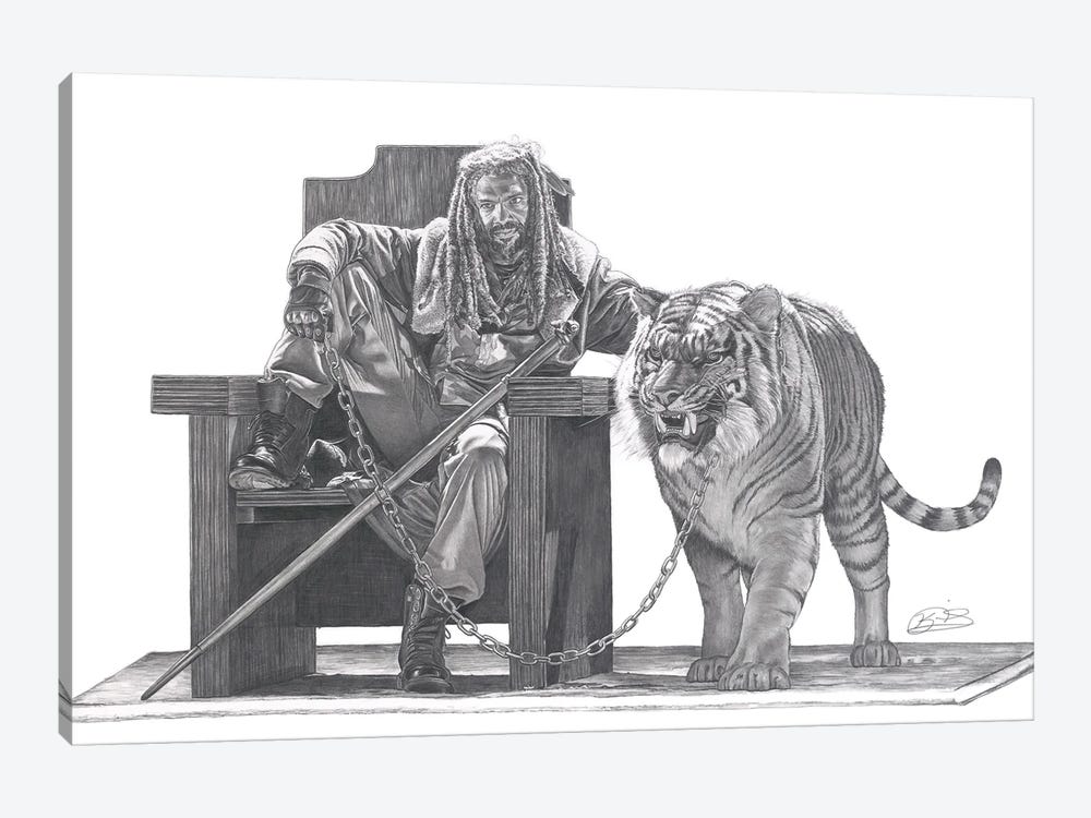 Eye Of The Tiger by Kevin Nichols 1-piece Art Print