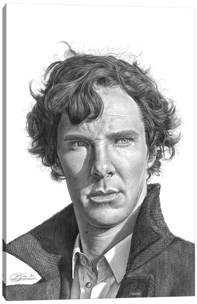 The Game Is Afoot Canvas Art Print - Benedict Cumberbatch