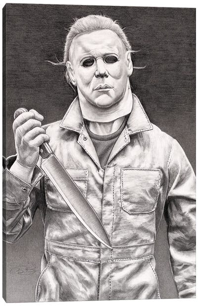 Be Like Mike Canvas Art Print - Horror Movie Art