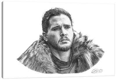 Brooding... Canvas Art Print - Game of Thrones