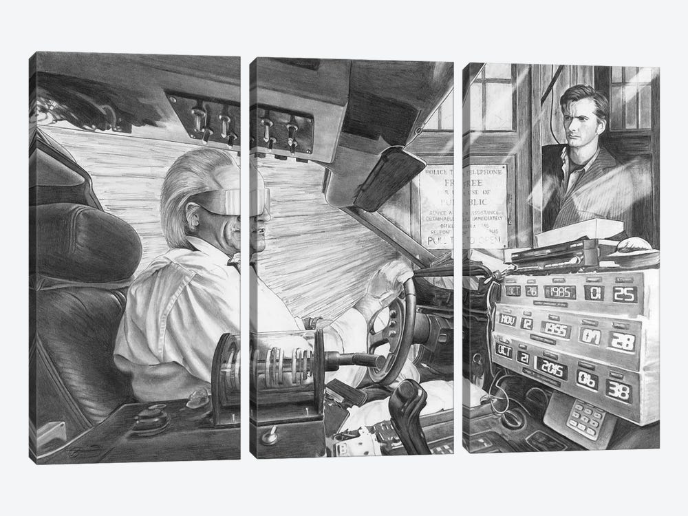 Pair O' Docs by Kevin Nichols 3-piece Canvas Print