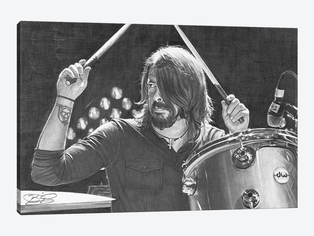 Dave Grohl by Kevin Nichols 1-piece Canvas Art