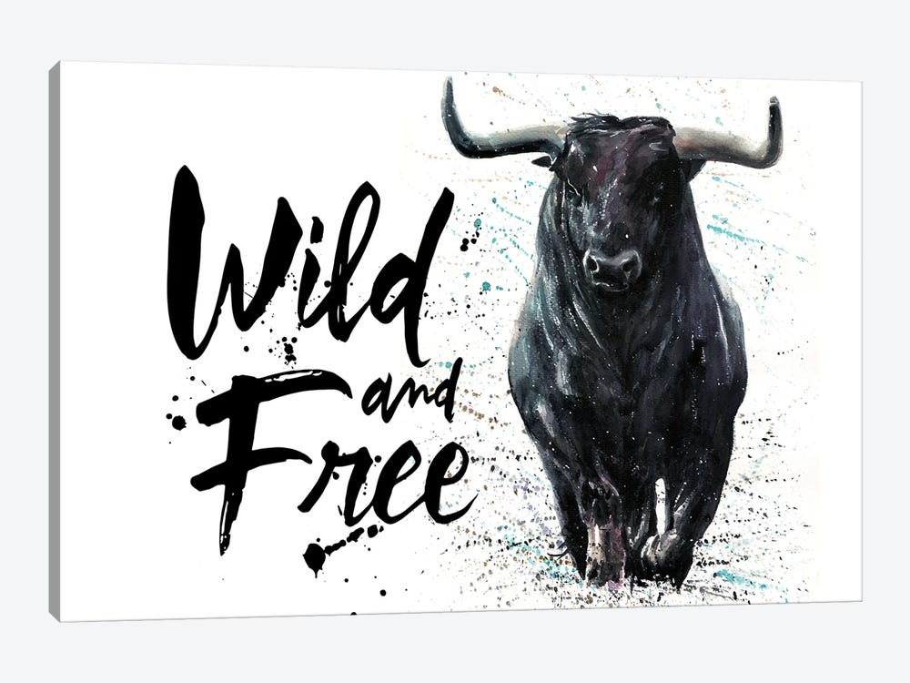Buffalo Wild & Free by Konstantin Kalinin 1-piece Canvas Artwork