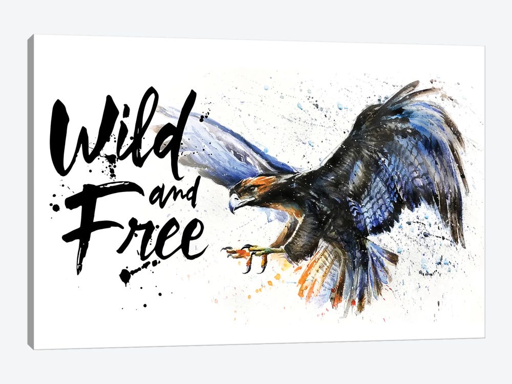 Wild Free Watercolor Piece