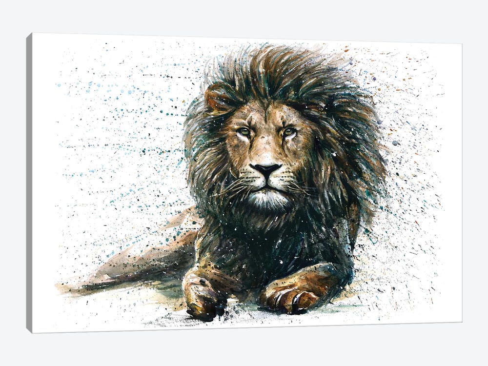 Lion IV by Konstantin Kalinin 1-piece Canvas Artwork