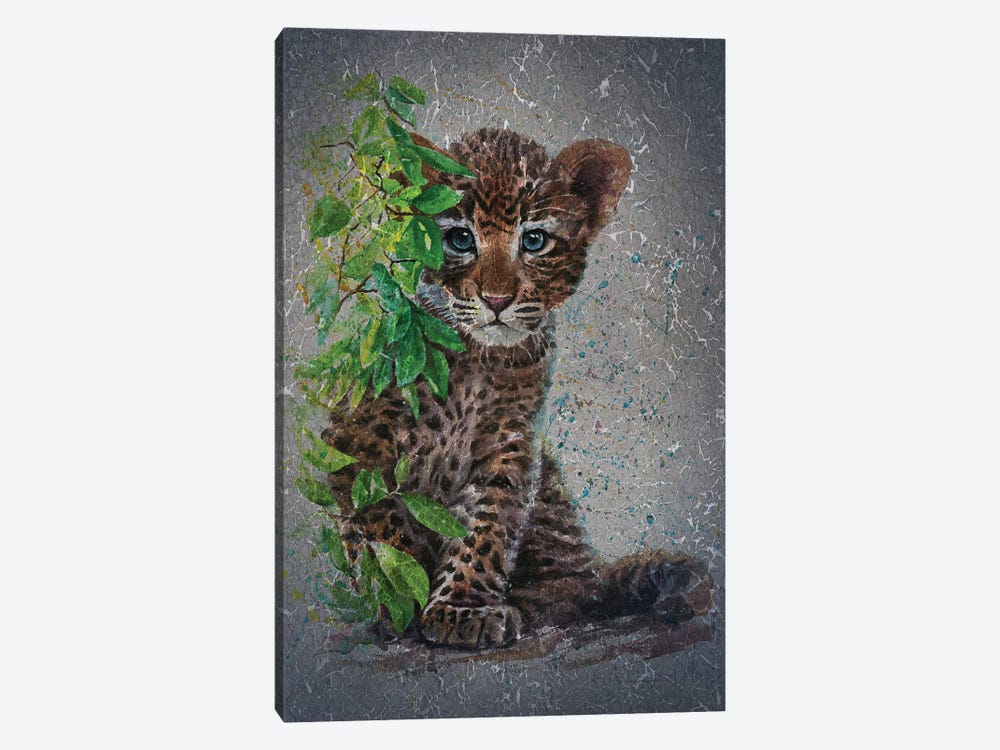 Little Leopard II by Konstantin Kalinin 1-piece Canvas Artwork
