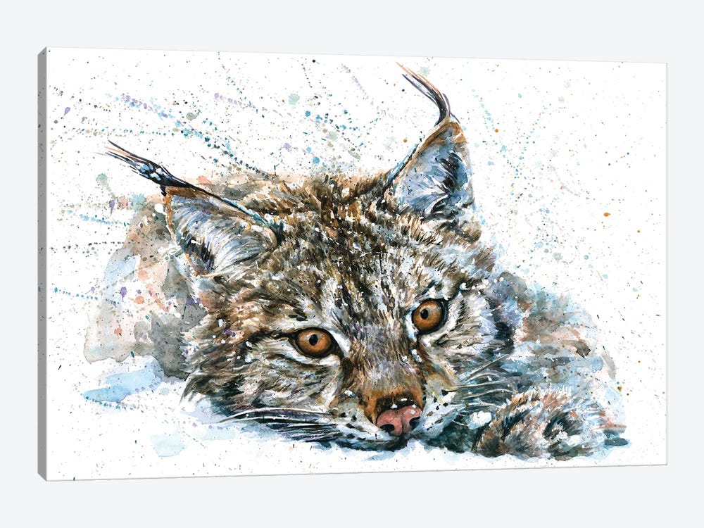 Lynx II by Konstantin Kalinin 1-piece Canvas Art Print