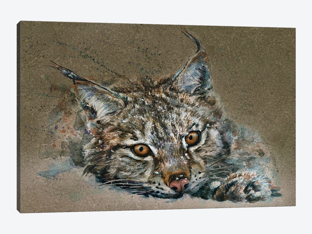 Lynx by Konstantin Kalinin 1-piece Canvas Art