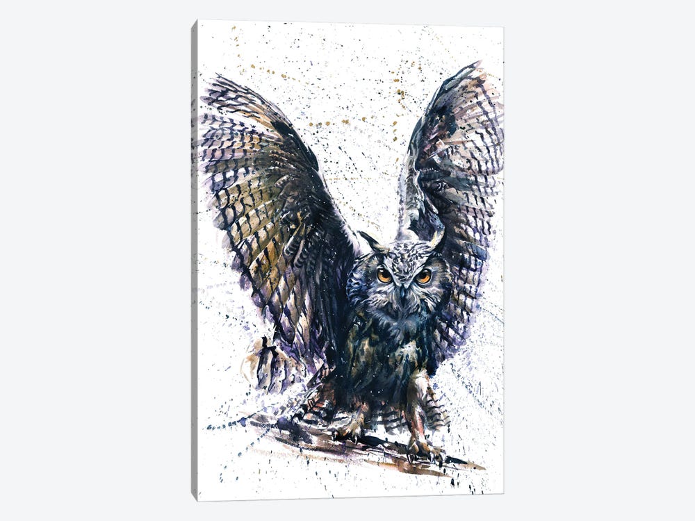 Owl III by Konstantin Kalinin 1-piece Canvas Art