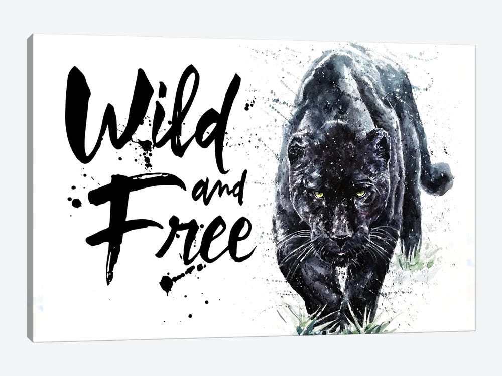 Panther Wild And Free by Konstantin Kalinin 1-piece Art Print