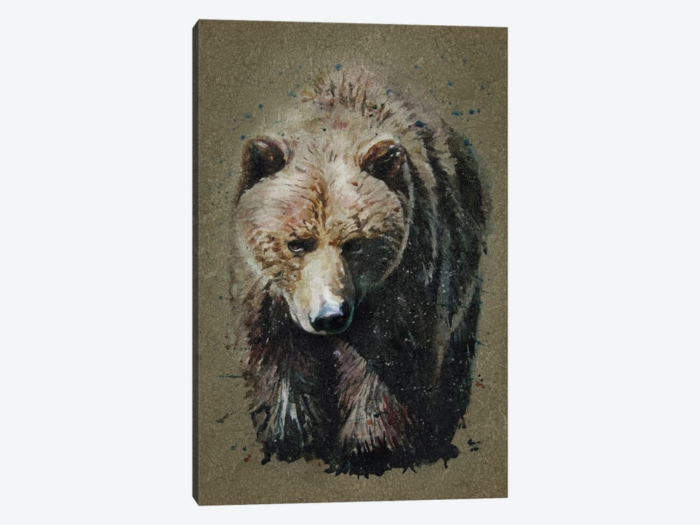 Bear Bg by Konstantin Kalinin 1-piece Canvas Wall Art