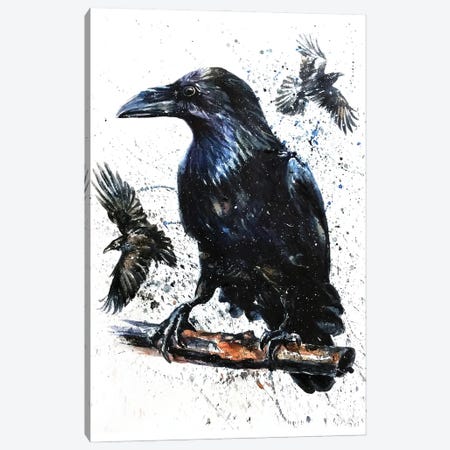 Raven II Canvas Print #KNK55} by Konstantin Kalinin Canvas Art