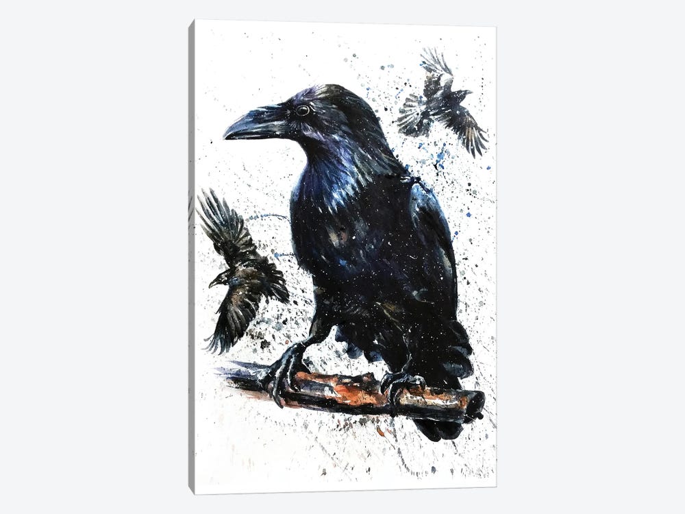 Raven II by Konstantin Kalinin 1-piece Canvas Wall Art
