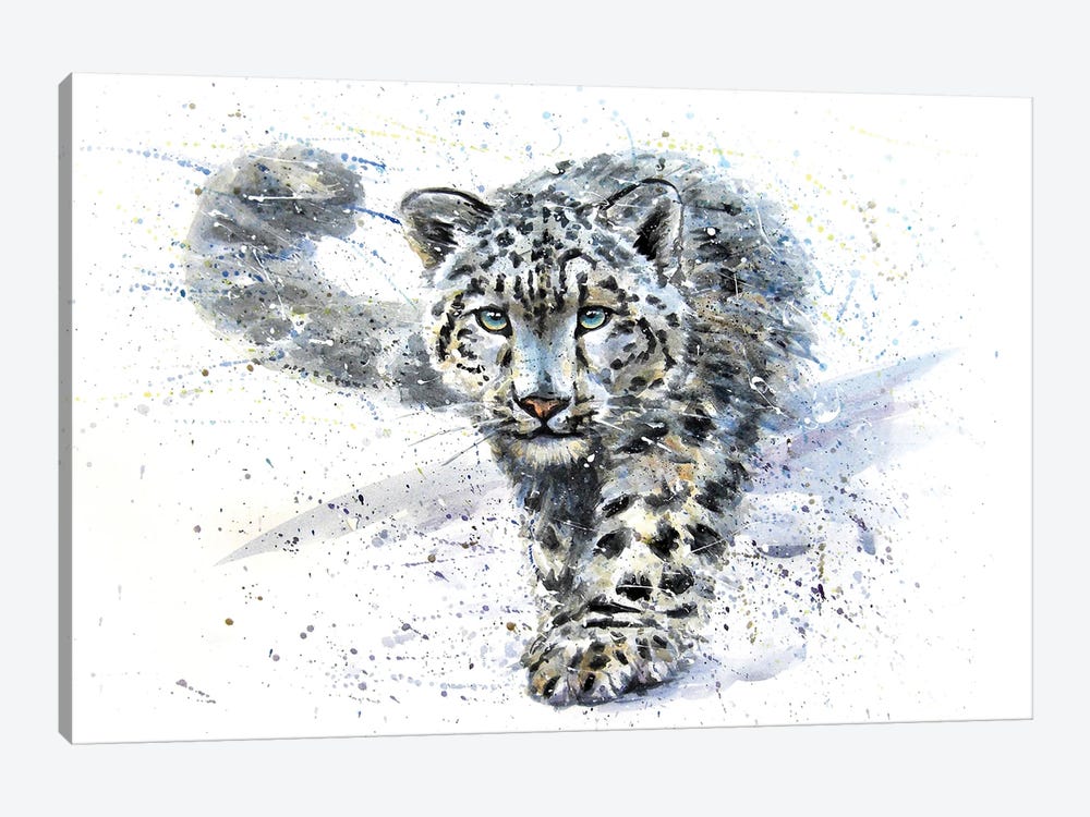 Snow Leopard III by Konstantin Kalinin 1-piece Canvas Art
