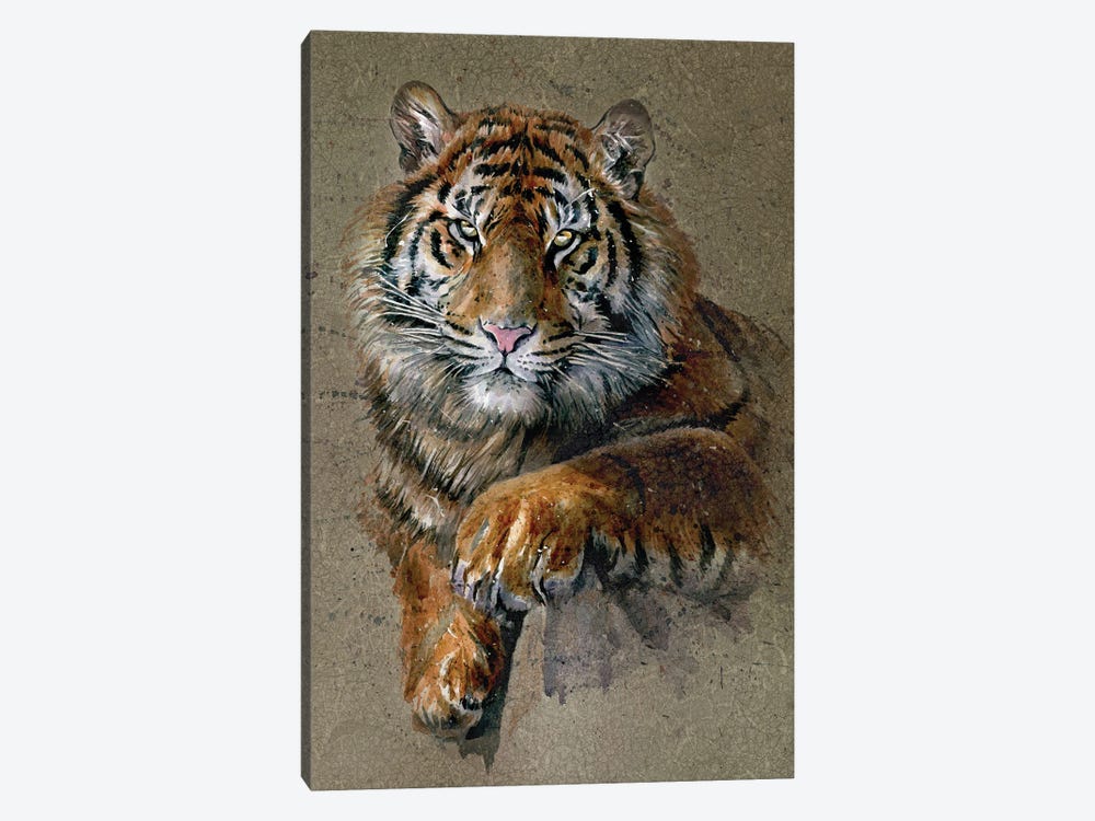 Tiger Brown by Konstantin Kalinin 1-piece Canvas Print