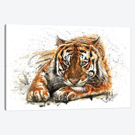 Tiger Canvas Print #KNK65} by Konstantin Kalinin Canvas Art Print