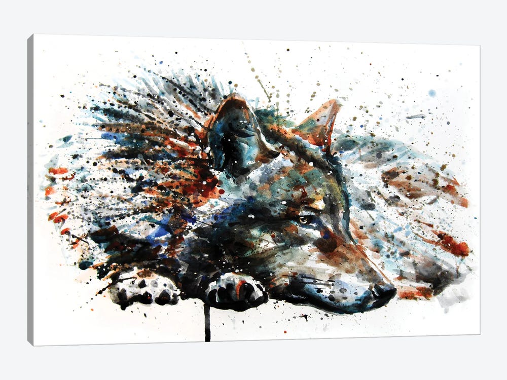 Wolf III by Konstantin Kalinin 1-piece Canvas Artwork