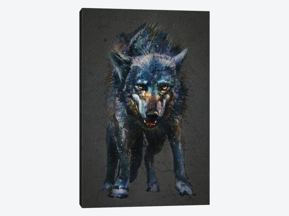 Wolf Last Fight II by Konstantin Kalinin 1-piece Canvas Art