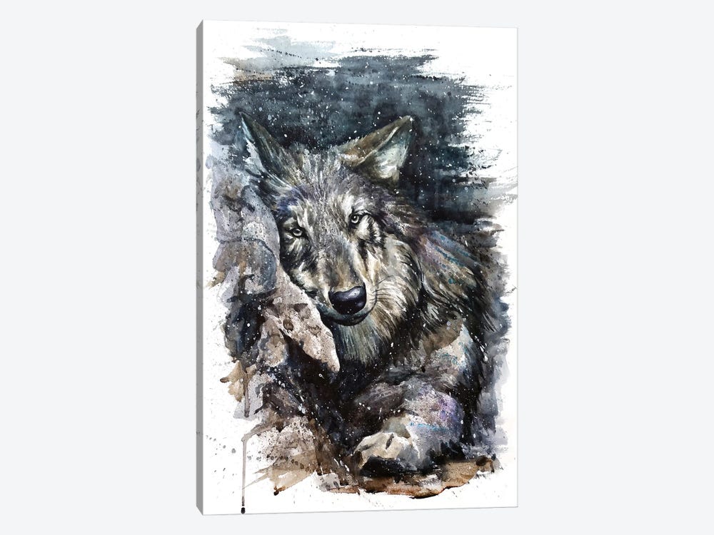 Wolf Life by Konstantin Kalinin 1-piece Canvas Print