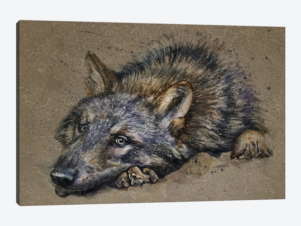 Wolf by Konstantin Kalinin 1-piece Canvas Artwork