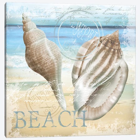 The Beach Canvas Print #KNU101} by Conrad Knutsen Canvas Print
