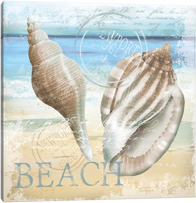 The Beach Canvas Art Print - Conrad Knutsen