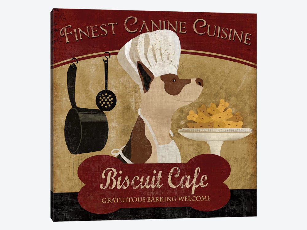 Biscuit Café by Conrad Knutsen 1-piece Canvas Art Print