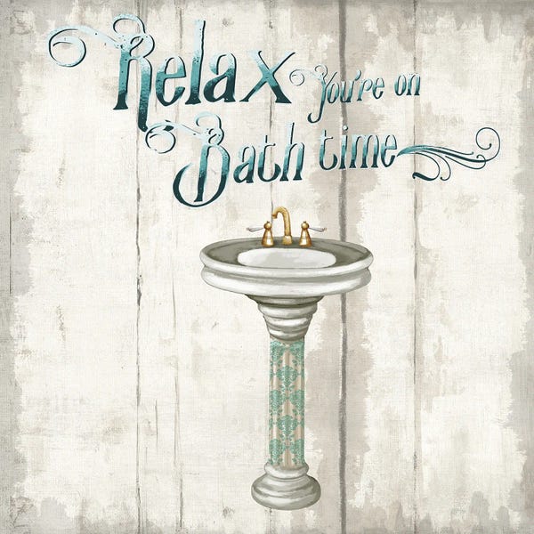 Bathroom Humor: Relax Sink by Conrad Knutsen