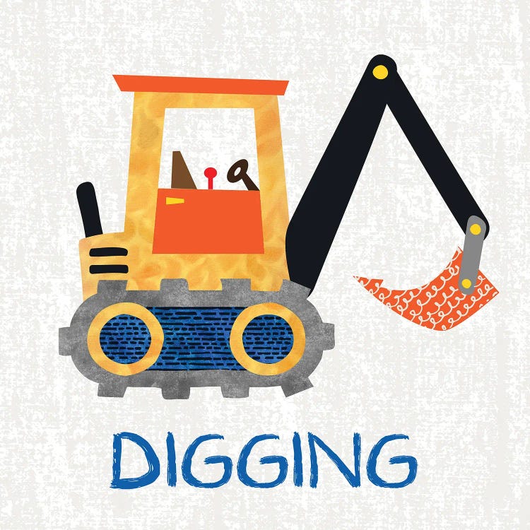 Digging by Conrad Knutsen wall art