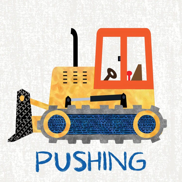 Pushing by Conrad Knutsen wall art