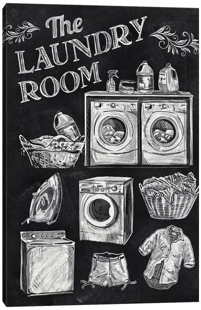 Laundry Room Canvas Art Print - Conrad Knutsen