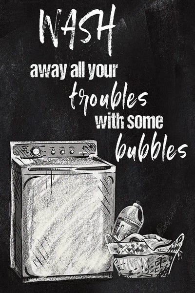 Wash Away Your Troubles by Conrad Knutsen framed canvas print