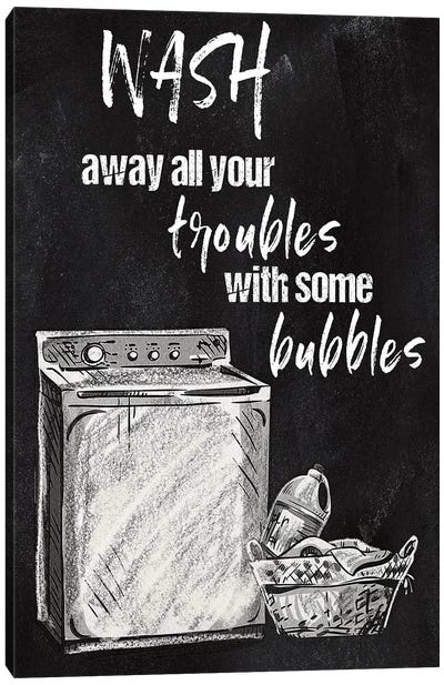 Wash Away Your Troubles Canvas Art Print - Conrad Knutsen
