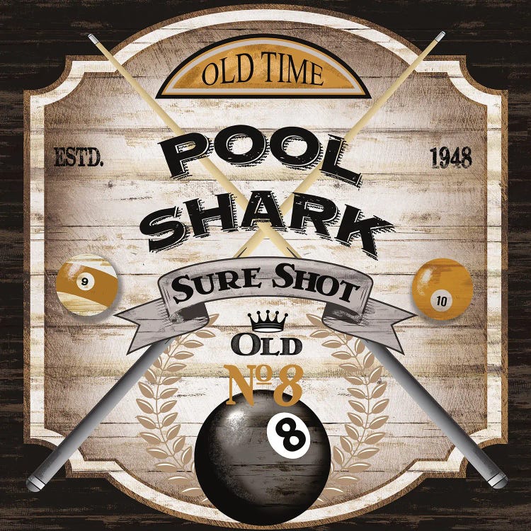 Pool Shark by Conrad Knutsen wall art