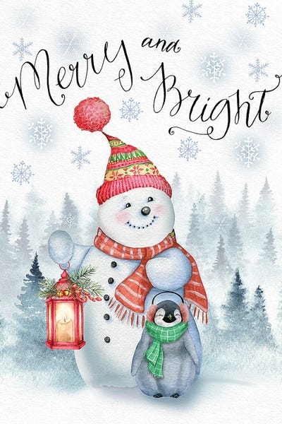 Penguins: Merry and Bright by Conrad Knutsen