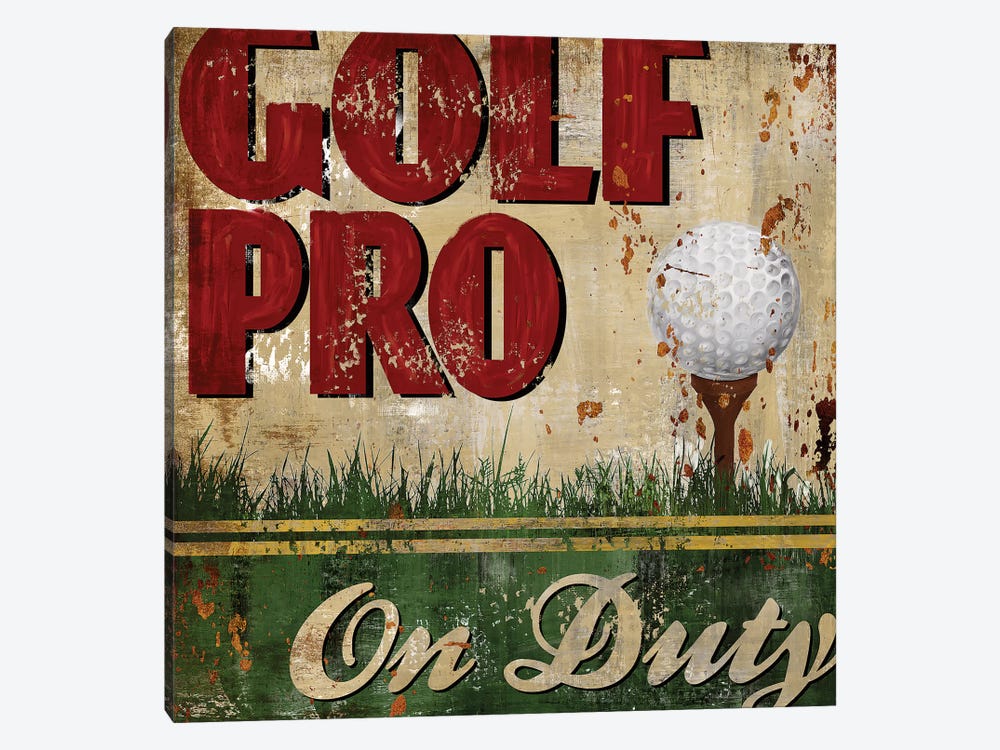 Golf Pro by Conrad Knutsen 1-piece Canvas Art Print