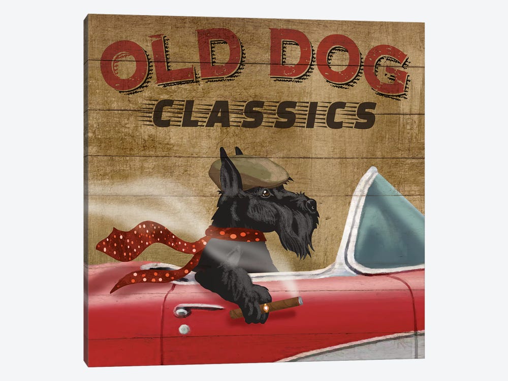 Old Dog Classics by Conrad Knutsen 1-piece Canvas Wall Art