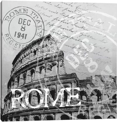 Rome Canvas Art Print - Rome Travel Posters