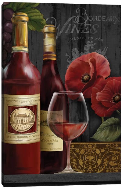 Chateau Wine II Canvas Art Print - Conrad Knutsen