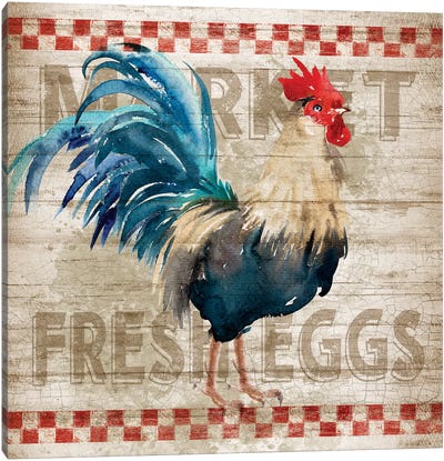 Morning Eggs Canvas Art Print - Conrad Knutsen