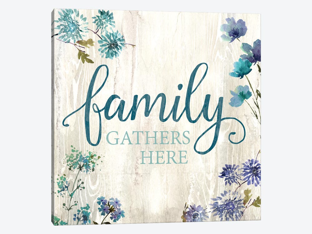 Family Gathers Here by Conrad Knutsen 1-piece Canvas Print