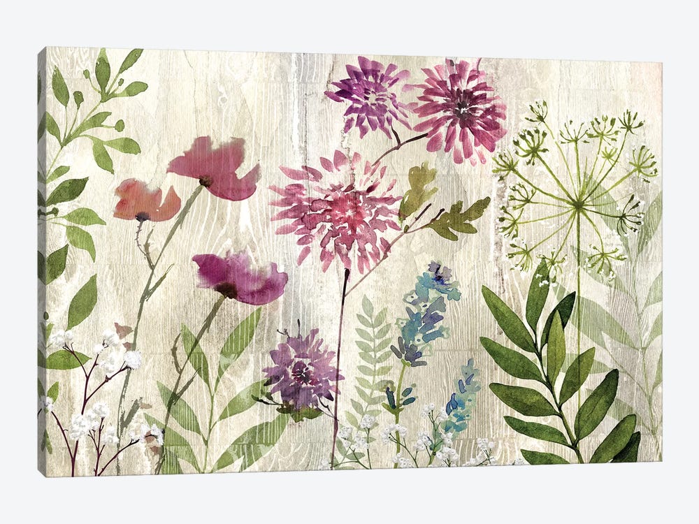 Meadow Flowers II 1-piece Canvas Print